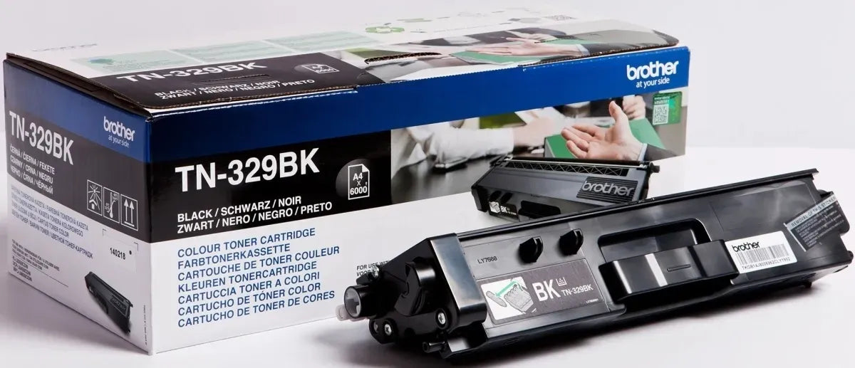 Brother TN-329BK Toner Multipack Schwarz (4 Stück)