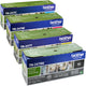 Brother TN-247 Toner Multipack Cyan (4 Stück)