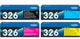 Brother TN-326 Toner Multipack Schwarz / Cyan / Magenta / Gelb (4 Stück) – EAN 4250510867310