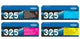 Brother TN-325 Toner Multipack Schwarz / Cyan / Magenta / Gelb (4 Stück)
