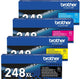 Brother TN-248 Toner Multipack Schwarz / Cyan / Magenta / Gelb (4 Stück)