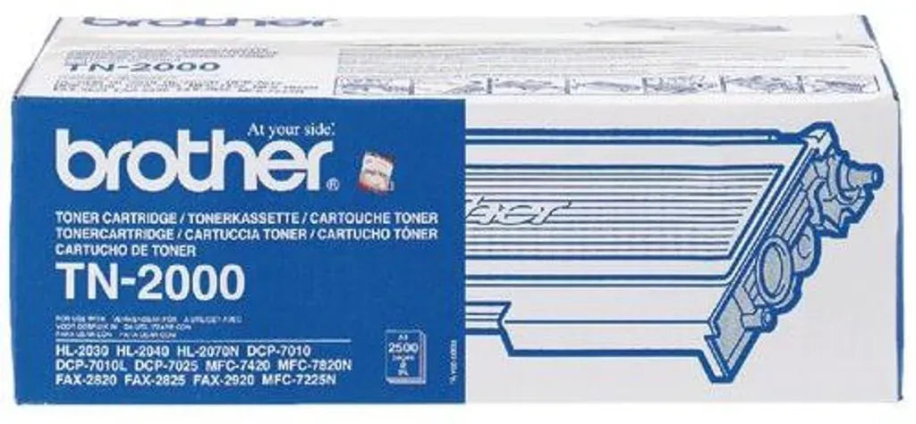 Brother TN-2000 Toner Schwarz – EAN 4977766630726