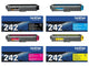 Brother TN-242BK / TN-242C / TN-242M / TN-242Y Toner Multipack Schwarz / Cyan / Magenta / Gelb (4 Stück)
