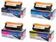 Brother TN-320 Toner Multipack Schwarz / Cyan / Magenta / Gelb (4 Stück)