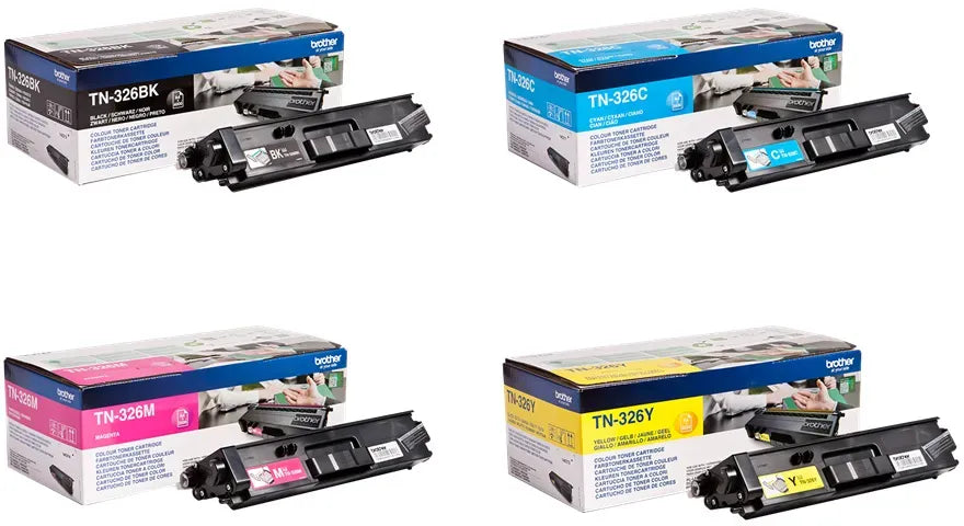 Brother TN-326 Toner Multipack Schwarz / Cyan / Magenta / Gelb (4 Stück) – EAN 4251791209806