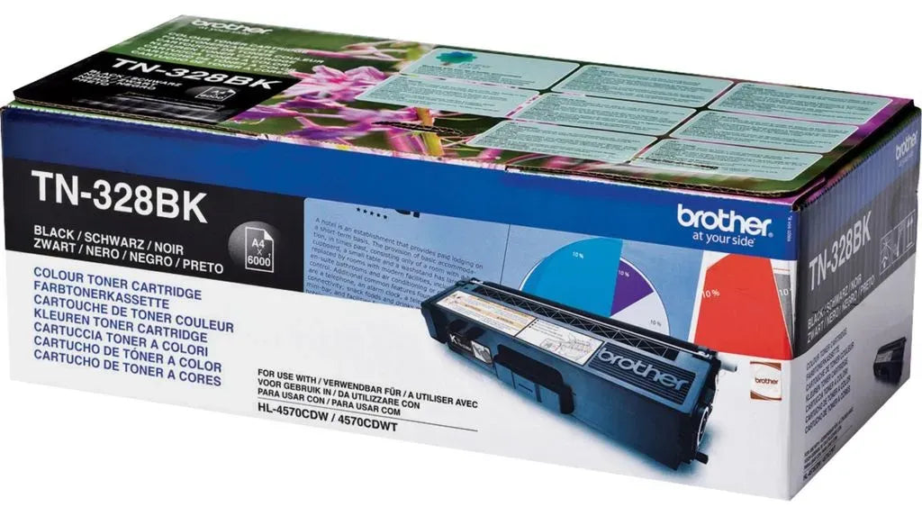Brother TN-328BK Toner Schwarz – EAN 4977766679428
