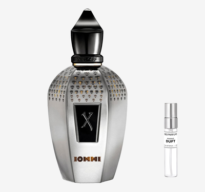 XerJoff - Tony Iommi Monkey Special Flakon und Probenflakon nebendran